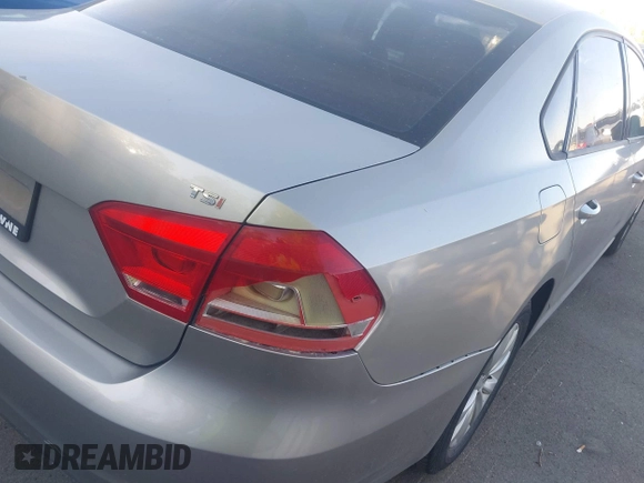 2014 Volkswagen Passat S with VIN 1VWAT7A33EC111206, listed as a IAAI auction lot 42684770 with 95,779 mi miles and . Bid and sale history available at DreamBid. Image 6.