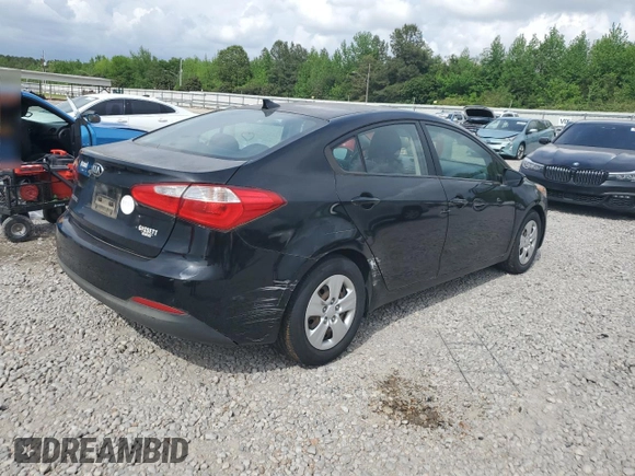 2015 Kia Forte LX with VIN KNAFX4A6XF5429655, listed as a Copart auction lot 53858675 with 71,844 mi miles and Salvage Title. Bid and sale history available at carsss.com. Image 3.