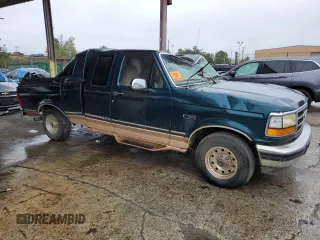 1995 Ford F-150 with VIN 1FTEX15H7SKA43294, listed as a Copart auction lot 76406034 with 0 mi miles and Salvage Title. Bid and sale history available at carsss.com. Image 4.