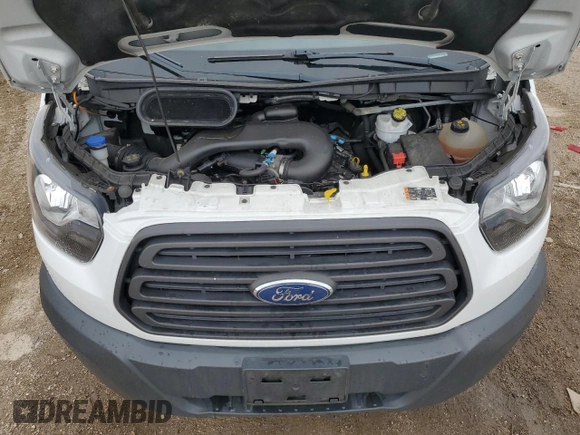 2018 Ford Transit with VIN 1FTYR1ZM2JKB52288, listed as a Copart auction lot 58154535 with 109,620 mi miles and Salvage title. Bid and sale history available at DreamBid. Image 12.