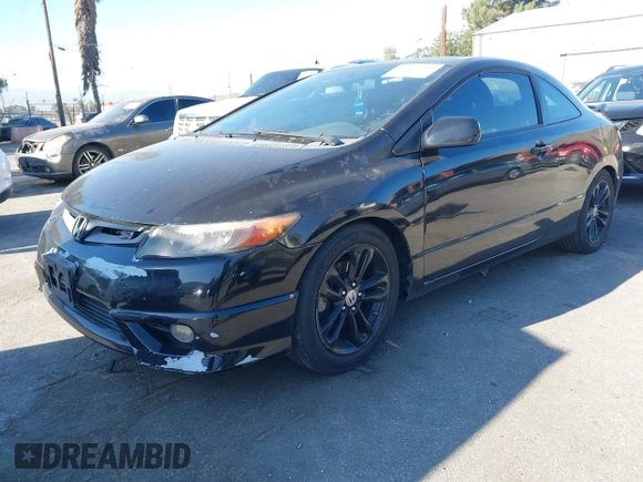 2008 Honda Civic Cpe Si with VIN 2HGFG21578H701056, listed as a IAAI auction lot 41644991 with 193,894 mi miles. Bid and sale history available at carsss.com. Image 2.
