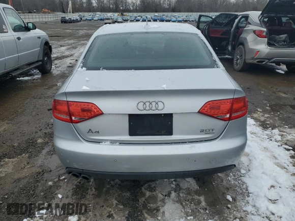 2011 Audi A4 2.0T Premium Plus with VIN WAUFFAFLXBN036667, listed as a Copart auction lot 44931385 with 216,590 mi miles and Clean Title. Bid and sale history available at carsss.com. Image 6.