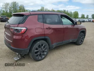 2021 Jeep Compass 80th Anniversary with VIN 3C4NJDEB4MT529044, listed as a Copart auction lot 57462915 with 20,985 mi miles and Non repairable. Bid and sale history available at DreamBid. Image 3.