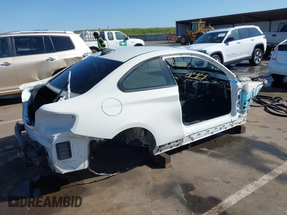 2018 BMW M2 with VIN WBS1J5C5XJVD36311, listed as a IAAI auction lot 41987128 with 0 mi miles. Bid and sale history available at carsss.com. Image 4.