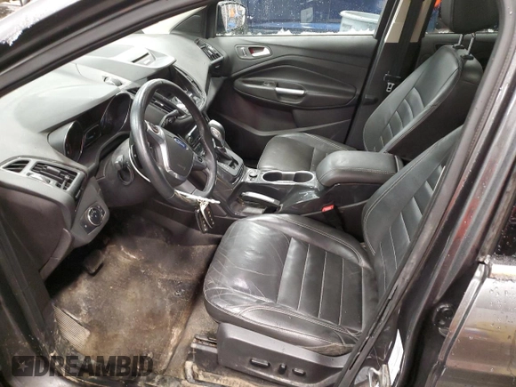 2015 Ford Escape Titanium with VIN 1FMCU9JX0FUA03009, listed as a Copart auction lot 50948755 with 133,748 mi miles and Salvage Title. Bid and sale history available at DreamBid. Image 7.