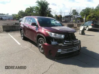 2017 Toyota Highlander LE with VIN 5TDZARFH1HS030459, listed as a IAAI auction lot 38888571 with 150,553 mi miles and . Bid and sale history available at DreamBid. Image 1.