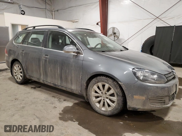 2014 Volkswagen Jetta SportWagen TDI with VIN 3VWML7AJ6EM628686, listed as a Copart auction lot 47209095 with 96,082 mi miles and Salvage Title. Bid and sale history available at carsss.com. Image 4.