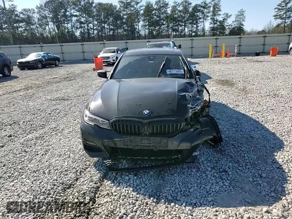 2021 BMW 3 Series 330e with VIN 3MW5P7J03M8B61203, listed as a Copart auction lot 46775885 with 0 mi miles and Salvage Title. Bid and sale history available at carsss.com. Image 11.