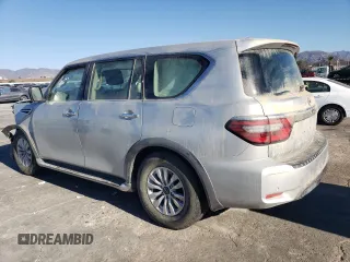 2022 Nissan Armada SV with VIN JN8AY2AD7N9675037, listed as a Copart auction lot 83914134 with 44,753 mi miles and Salvage Title. Bid and sale history available at carsss.com. Image 2.