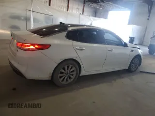 2016 Kia Optima EX with VIN 5XXGU4L38GG108407, listed as a Copart auction lot 51946745 with 217,716 mi miles and Salvage Title. Bid and sale history available at carsss.com. Image 3.