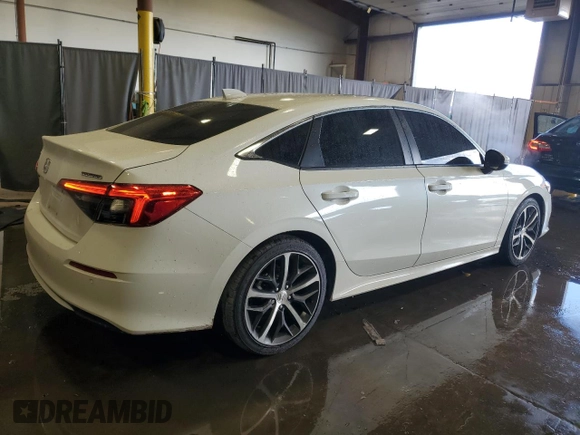 2024 Honda Civic Sedan Touring with VIN 2HGFE1F91RH327492, listed as a Copart auction lot 89207475 with 43,663 mi miles and Salvage Title. Bid and sale history available at carsss.com. Image 3.