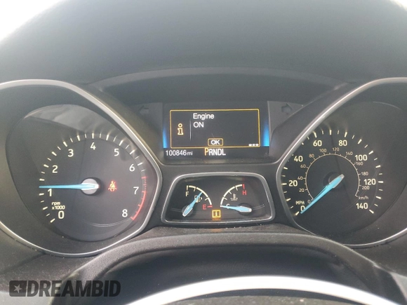 2015 Ford Focus SE with VIN 1FADP3F28FL382346, listed as a Copart auction lot 88109295 with 100,846 mi miles and Salvage Title. Bid and sale history available at carsss.com. Image 9.