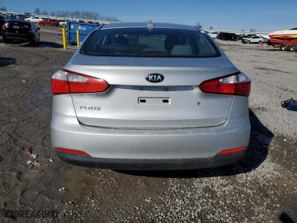 2015 Kia Forte LX with VIN KNAFK4A68F5404963, listed as a Copart auction lot 46454545 with 188,271 mi miles and Salvage Title. Bid and sale history available at carsss.com. Image 6.
