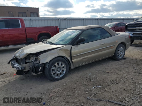 2004 Chrysler Sebring Limited z VIN 1C3EL65R14N257513, wystawiony jako Copart lot #84049844 z przebiegiem 82 402 mil mil oraz Szkoda całkowita • Salvage title. Historia ofert i sprzedaży dostępna na DreamBid. Obrazek 1.
