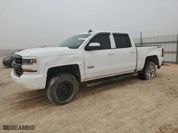 2018 Chevrolet Silverado 1500 LT with VIN 3GCUKRER1JG428079, listed as a Copart auction lot 44057155 with 91,769 mi miles and Salvage Title. Bid and sale history available at carsss.com. Image 1.