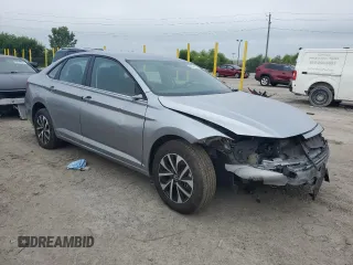 2024 Volkswagen Jetta S with VIN 3VW5M7BU7RM091813, listed as a Copart auction lot 65506645 with 18,901 mi miles and Non repairable. Bid and sale history available at DreamBid. Image 4.