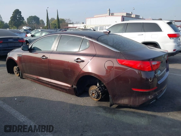 2015 Kia Optima LX with VIN 5XXGM4A74FG430790, listed as a IAAI auction lot 41224183 with 118,793 mi miles. Bid and sale history available at carsss.com. Image 14.