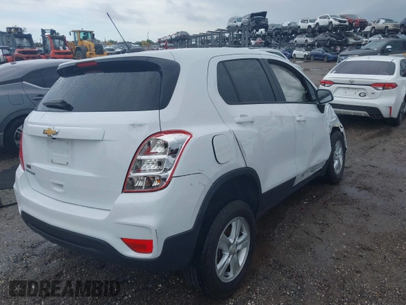 2022 Chevrolet Trax LS with VIN KL7CJNSM7NB543376, listed as a IAAI auction lot 42245284 with 74,681 mi miles and . Bid and sale history available at DreamBid. Image 4.