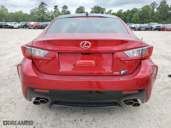 2015 Lexus RC F with VIN JTHHP5BC6F5003191, listed as a Copart auction lot 48727033 with NaN miles. Bid and sale history available at carsss.com. Image 6.