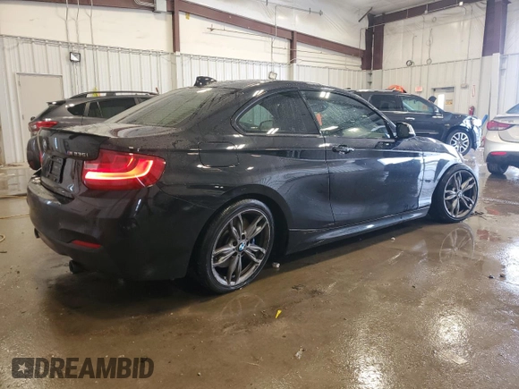 2015 BMW 2 Series M235i xDrive with VIN WBA1J9C59FVX99105, listed as a Copart auction lot 85651654 with 108,725 mi miles and Non Repairable. Bid and sale history available at carsss.com. Image 3.