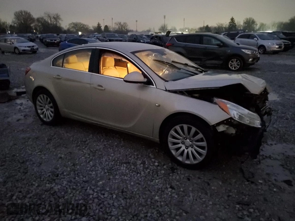 2011 Buick Regal CXL RL3 with VIN 2G4GR5EC7B9179632, listed as a Copart auction lot 83988694 with 0 mi miles and Salvage Title. Bid and sale history available at carsss.com. Image 4.