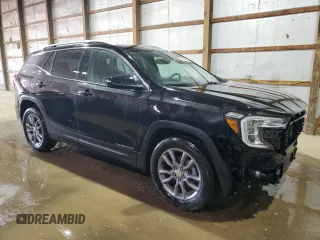 2024 GMC Terrain SLT z VIN 3GKALVEGXRL338721, wystawiony jako Copart lot #65762185 z przebiegiem 28 102 mil mil oraz Czysty tytuł • Clean title. Historia ofert i sprzedaży dostępna na DreamBid. Obrazek 4.