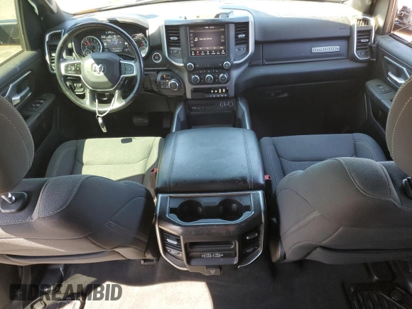 2019 Ram 1500 Big Horn with VIN 1C6SRFFT8KN697739, listed as a Copart auction lot 50511585 with 74,468 mi miles and Salvage title. Bid and sale history available at DreamBid. Image 16.