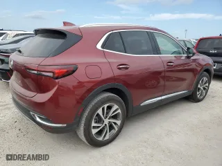 2021 Buick Envision Essence with VIN LRBFZNR40MD103919, listed as a Copart auction lot 76523224 with 0 mi miles and Salvage Title. Bid and sale history available at carsss.com. Image 3.