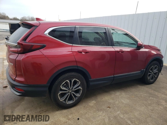 2021 Honda CR-V EX with VIN 2HKRW2H52MH669865, listed as a Copart auction lot 45858275 with 53,301 mi miles and Clean Title. Bid and sale history available at carsss.com. Image 3.