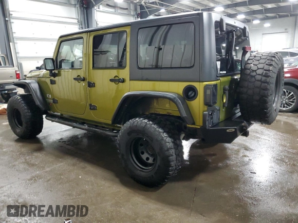 2007 Jeep Wrangler Unlimited X with VIN 1J4GB39177L184300, listed as a Copart auction lot 45992015 with Not provided miles and Non repairable. Bid and sale history available at DreamBid. Image 2.