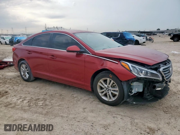 2016 Hyundai Sonata SE z VIN 5NPE24AF4GH412123, wystawiony jako Copart lot #59001385 z przebiegiem 74 621 mil mil oraz Szkoda całkowita • Salvage title. Historia ofert i sprzedaży dostępna na DreamBid. Obrazek 4.