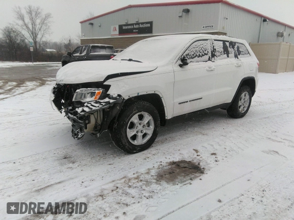 2017 Jeep Grand Cherokee Laredo with VIN 1C4RJEAG9HC854492, listed as a IAAI auction lot 41184619 with 134,839 mi miles. Bid and sale history available at carsss.com. Image 2.