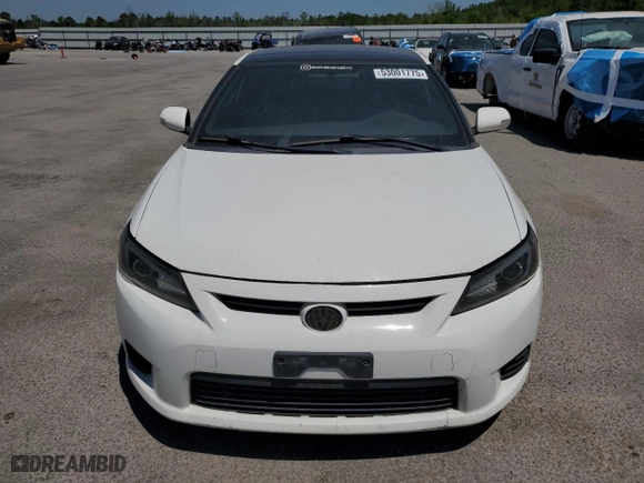 2013 Scion tC with VIN JTKJF5C72D3059220, listed as a Copart auction lot 53001775 with 206,861 mi miles and Clean Title. Bid and sale history available at carsss.com. Image 5.