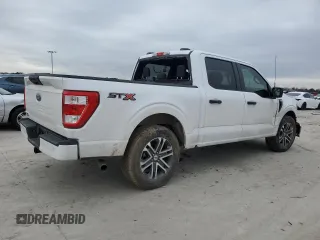 2021 Ford F-150 XL with VIN 1FTEW1C53MKD96985, listed as a Copart auction lot 46231075 with 0 mi miles and Salvage Title. Bid and sale history available at carsss.com. Image 3.