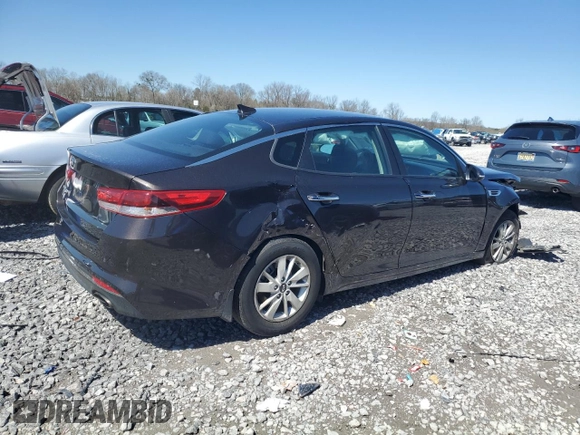 2018 Kia Optima LX with VIN KNAGT4L34J5236395, listed as a Copart auction lot 48531625 with 69,418 mi miles and Salvage Title. Bid and sale history available at DreamBid. Image 3.