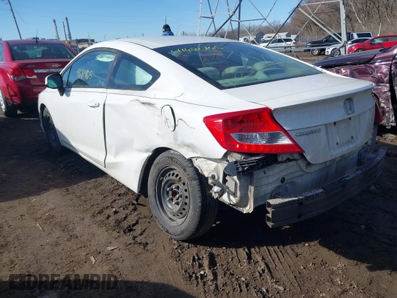 2012 Honda Civic Cpe LX with VIN 2HGFG3B54CH564669, listed as a IAAI auction lot 41680165 with 82,502 mi miles. Bid and sale history available at carsss.com. Image 6.