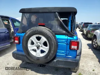 2021 Jeep Wrangler Sport with VIN 1C4GJXAG7MW858553, listed as a Copart auction lot 74095444 with Not Provided miles and Non Repairable. Bid and sale history available at DreamBid. Image 6.