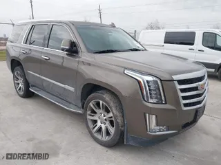 2015 Cadillac Escalade Luxury with VIN 1GYS3MKJ9FR725818, listed as a IAAI auction lot 41596731 with 224,246 mi miles. Bid and sale history available at carsss.com. Image 1.