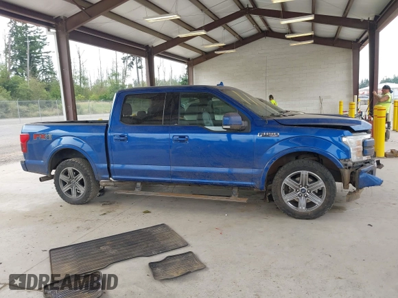2018 Ford F-150 XL with VIN 1FTEW1EG5JFC68007, listed as a IAAI auction lot 42640571 with 148,394 mi miles and . Bid and sale history available at DreamBid. Image 13.