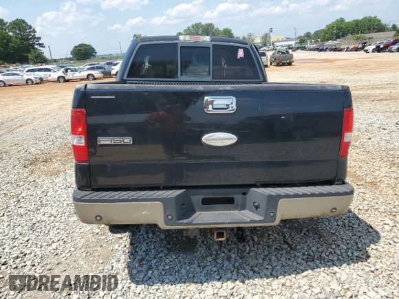 2006 Ford F-150 XLT with VIN 1FTPW12V46FB63882, listed as a Copart auction lot 60549325 with 213,877 mi miles and Salvage title. Bid and sale history available at DreamBid. Image 6.