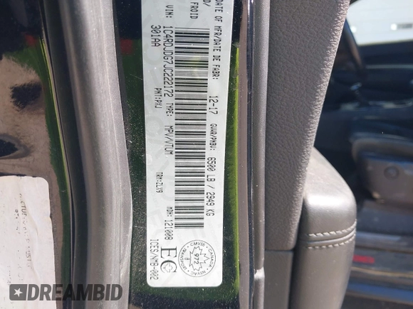 2018 Dodge Durango GT с VIN 1C4RDJDG7JC222172, выставлен на аукционе IAAI как лот 42332825 с пробегом 85 412 миль миль и . История ставок и продаж доступна на DreamBid. Изображение 9.