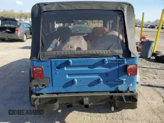 1995 Jeep Wrangler S z VIN 1J4FY19P8SP300768, wystawiony jako Copart lot #54414255 z przebiegiem 199 044 mil mil oraz Szkoda całkowita • Salvage title. Historia ofert i sprzedaży dostępna na DreamBid. Obrazek 6.