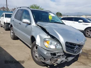 2003 Mercedes-Benz M 350 with VIN 4JGAB57E83A430494, listed as a IAAI auction lot 41991978 with 143,724 mi miles and . Bid and sale history available at DreamBid. Image 1.