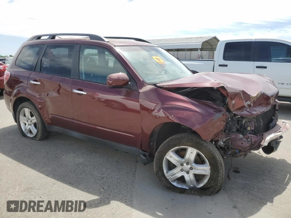 2009 Subaru Forester X with VIN JF2SH63639H796487, listed as a Copart auction lot 58366505 with 79,518 mi miles and Salvage title. Bid and sale history available at DreamBid. Image 4.