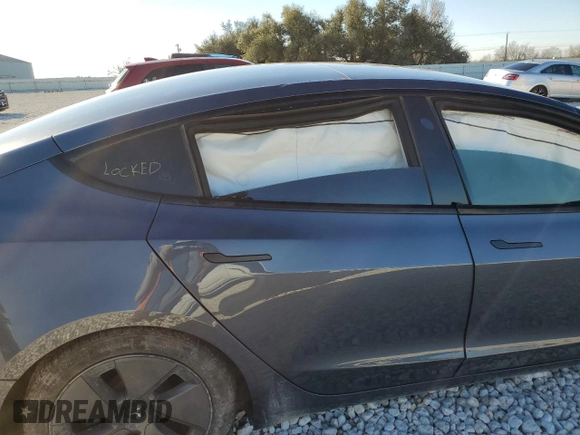 2023 Tesla Model 3 with VIN 5YJ3E1EA7PF668587, listed as a Copart auction lot 43395535 with Not Provided miles and Salvage Title. Bid and sale history available at DreamBid. Image 11.