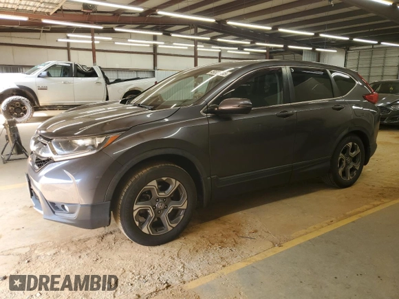 2019 Honda CR-V EX with VIN 5J6RW1H51KA007042, listed as a Copart auction lot 49327535 with 104,418 mi miles and Salvage Title. Bid and sale history available at carsss.com. Image 1.