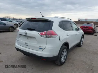 2014 Nissan Rogue S with VIN 5N1AT2MV5EC773061, listed as a IAAI auction lot 41572852 with 175,899 mi miles. Bid and sale history available at carsss.com. Image 4.