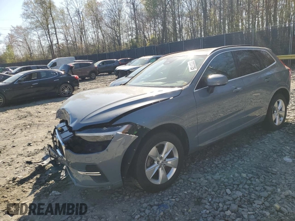 2022 Volvo XC60 Momentum z VIN YV4L12RKXN1946406, wystawiony jako Copart lot #52237725 z przebiegiem 49 629 mil mil oraz Szkoda całkowita • Salvage title. Historia ofert i sprzedaży dostępna na DreamBid. Obrazek 1.