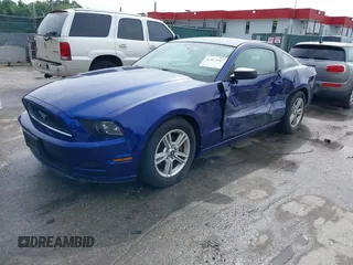 2014 Ford Mustang V6 with VIN 1ZVBP8AM9E5273871, listed as a IAAI auction lot 42457947 with 129,175 mi miles and . Bid and sale history available at DreamBid. Image 17.
