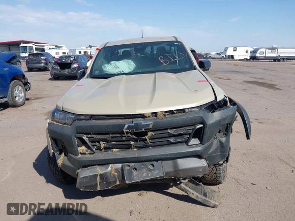 2023 Chevrolet Colorado 4WD Trail Boss with VIN 1GCPTEEK8P1203736, listed as a IAAI auction lot 40365480 with 15,968 mi miles. Bid and sale history available at carsss.com. Image 11.